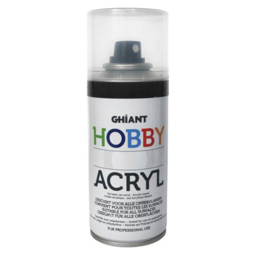 Vopsea acrilica spray Hobby Acryl Ghiant - Black - 150 ml