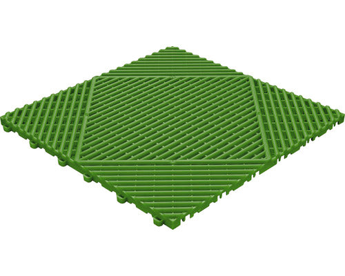 Dala Din Plastic, Sistem Click, 40 X 40 Cm, Verde, 6 buc