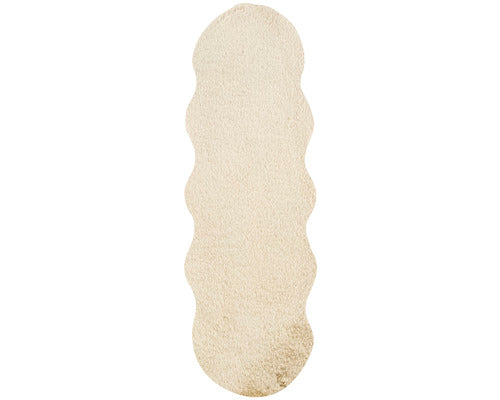 Covor Blana Artificiala Romance Shape Bej 55x160 Cm