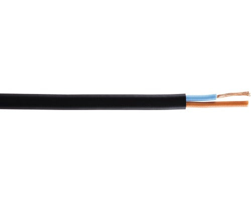 Cablu Myyup (H03vvh2-f) 2x0, 75 Mm² Negru, Inel 25m