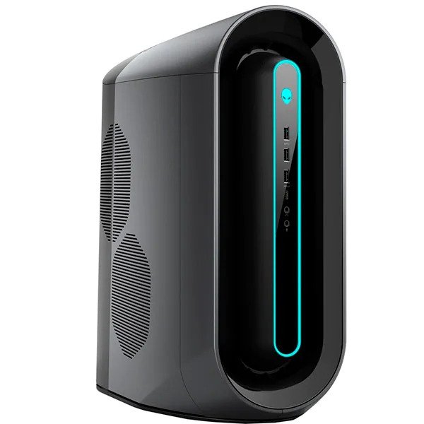 Sistem Desktop Gaming DELL Alienware Aurora R10, AMD Ryzen 9 5900X pana la 4.8GHz, 32GB, 1TB + SSD 512GB, NVIDIA GeForce RTX 3060 8GB, Windows 10 Pro, Negru
