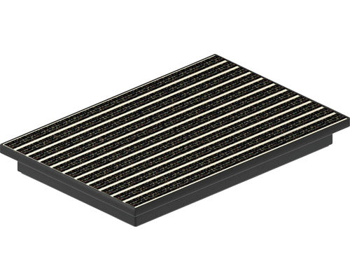 Stergator Picioare VODALAND 600x400x65 mm Cauciuc Negru