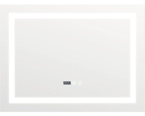Oglinda baie cu iluminare LED, dezaburire si functie Touch 80x60 cm IP44 80-7-3-3