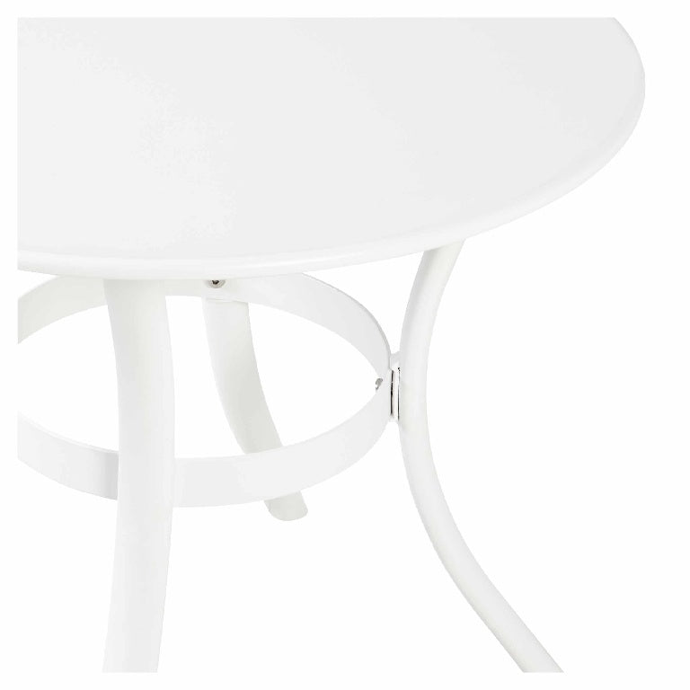 Masuta de gradina pentru copii Janeiro, culoare alb, diametru 50 cm