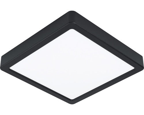 Panou Cu Led Integrat Fueva5 16, 5w 1800 Lumeni 21x21 Cm, Montaj Aplicat, Lumina Calda, Negru