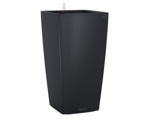 Ghiveci Lechuza 'maxi Cubic' Cu Sistem De Irigare 14x14x26 Cm Antracit