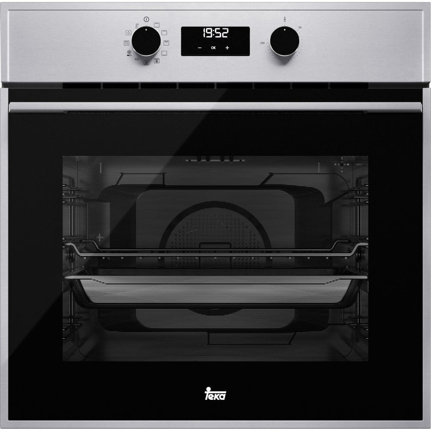 Cuptor incorporabil TEKA HSB 635 P, Electric, 70 l, Autocuratare pirolitica, Dual Clean, 8 functii, Grill, Clasa A+, Inox