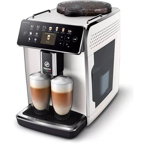 Espressor automat SAECO GranAroma SM6580/20, 1.8l, 1500W, 15 bar, Alb-Negru