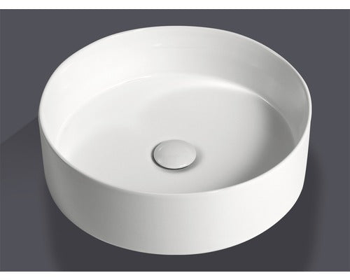 Lavoar Rotund Jungborn Imion, Montaj pe Blat, 40 cm, Alb