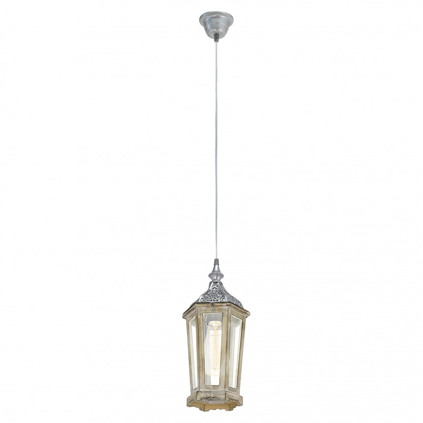 Pendul vintage EGLO KINGHORN 49206, E27 1x60W, Ø155mm
