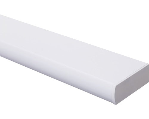 Set Sina Perdea Aluminiu, Alba, Cu 2 Canale Si Masca 100 Cm