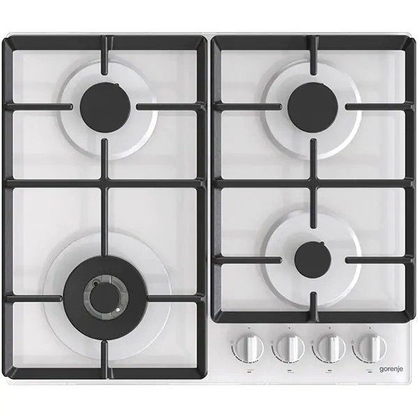 Plita incorporabila GORENJE GTW641EW, gaz, 4 arzatoare, Alb