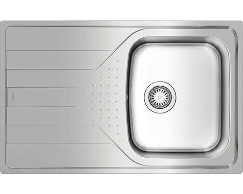 Chiuveta Bucatarie Cu O Cuva Teka Universe 45 T-xm 79x50 Cm, Picurator Pe Stanga, Inox