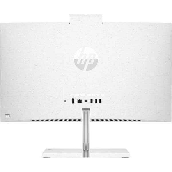 Sistem PC All in One HP 24-cb1053nq, AMD Ryzen 7 5825U pana la 4.5 GHz, 23.8" Full HD, 16GB, SSD 1TB, AMD Radeon Graphics, Free DOS, Alb