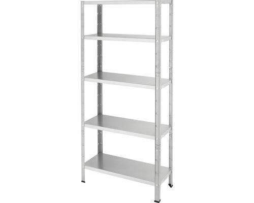 Raft Metalic Cu 5 Polite Zincate Kaiserthal 750x300x1600 Mm Max. 50 Kg/polita, Montaj Rapid Cu Cleme