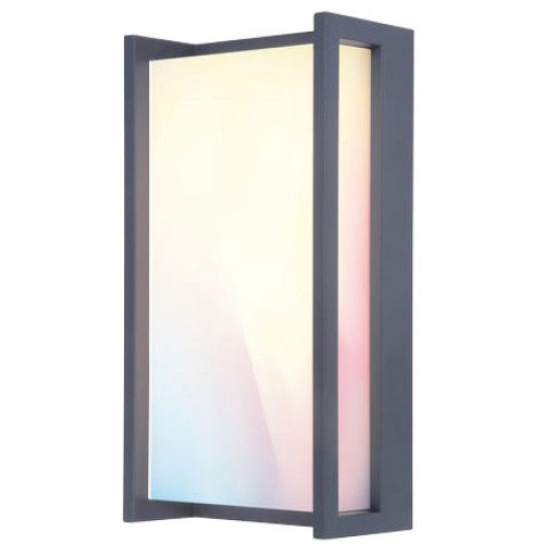 Lampa de exterior Quibo, Lutec, Metal, Gri