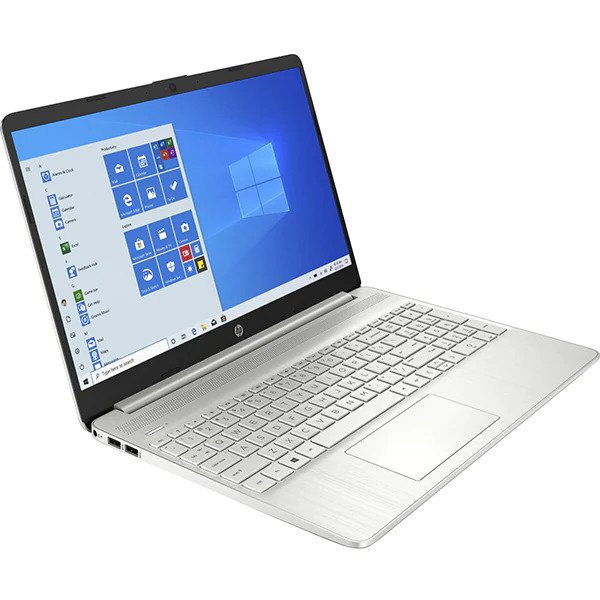 Laptop HP 15s-eq1045nq, AMD Ryzen 7 4700U pana la 3.1GHz, 15.6" Full HD, 8GB, SSD 512GB, AMD Radeon Graphics, Windows 10 Home, Argintiu