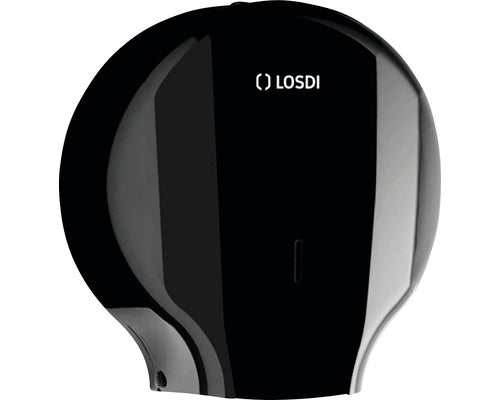 Dispenser hartie igienica mini jumbo, Losdi, ABS, negru, garantie 3 ani