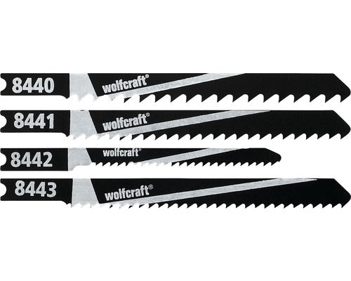 Set Panze Fierastrau Pendular Wolfcraft 10 Piese, Prindere U (4 Tipuri)