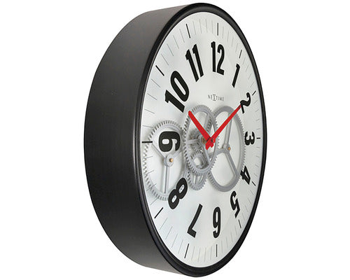 Ceas Perete Nextime Gear Alb Ø 36 Cm
