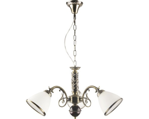Lustra Troya E27 Max. 3x40w, Bronz