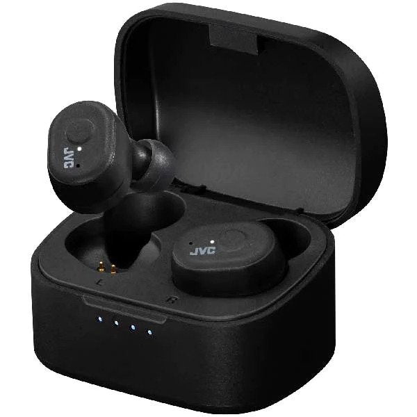 Casti Audio In Ear JVC, True Wireless, Bluetooth, Microfon, Autonomie 28 ore, Negru