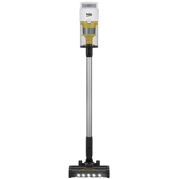 Aspirator Vertical 2in1 BEKO PowerClean VRT76325VW, 0.5l, 25.2V, Autonomie max 60 min, Alb-Negru