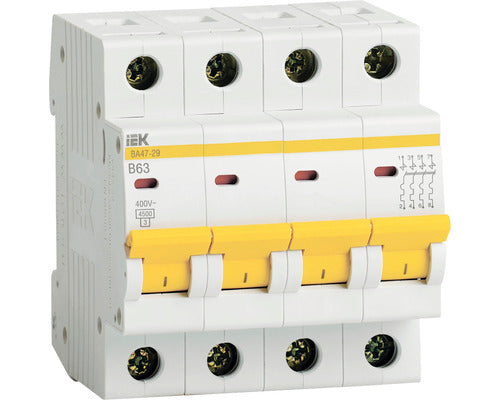 Disjunctor Electric Modular Iek 4p 63a 4, 5ka, Curba B