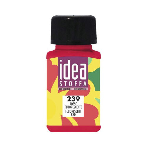 Culoare tesaturi Idea Stoffa Maimeri - Fluorescent Red - 60 ml