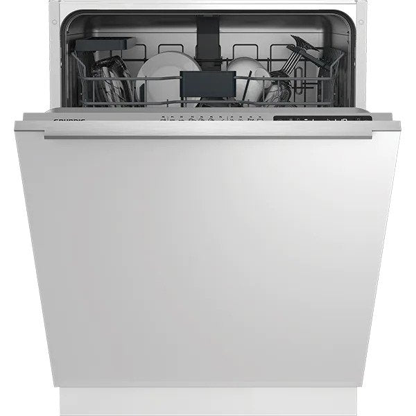 Masina de spalat vase incorporabila GRUNDIG GNV 31622, 14 seturi, 6 programe, 60 cm, Clasa E, Panou Comanda Inox