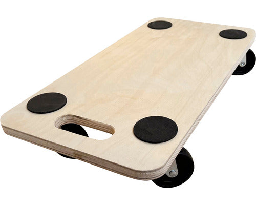 Platforma Pentru Transport Tarrox Max. 200kg 590x290x115 Mm, Roti Pivotante Din Poliamida, Cu Frana Si Blocarea Directiei