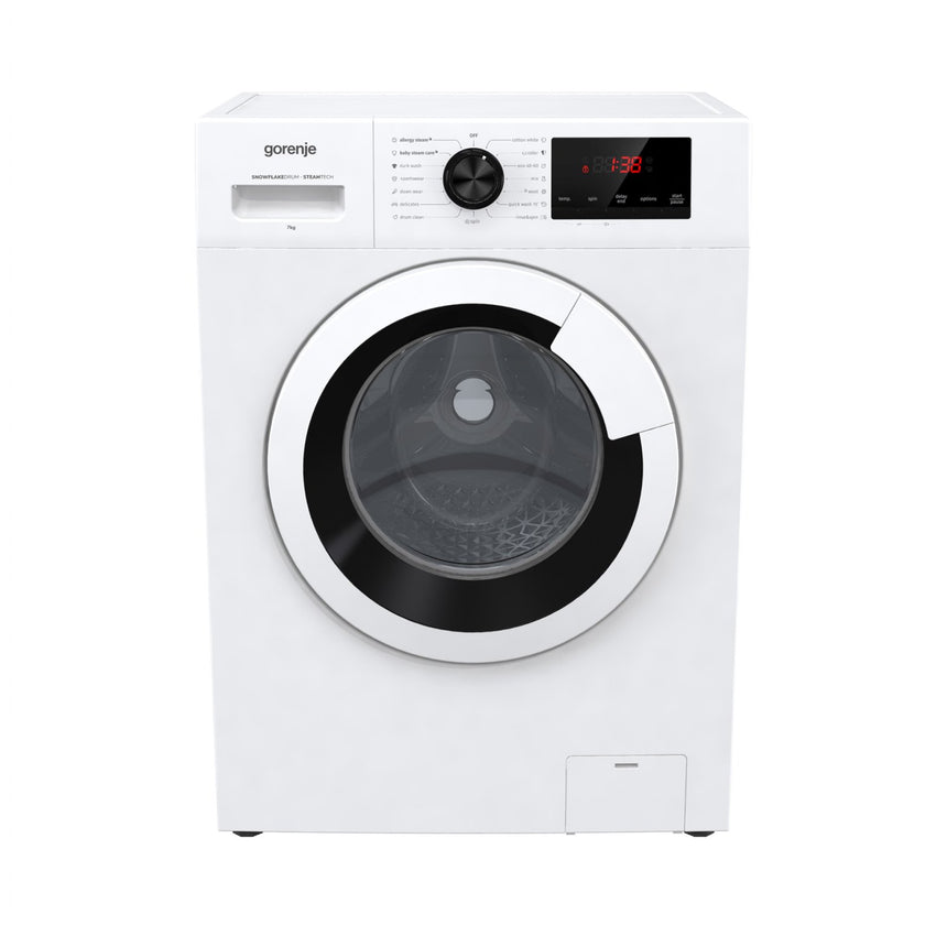 Masina de spalat rufe frontala GORENJE WHP72ES, 7 kg, 1200rpm, Clasa E, Alb