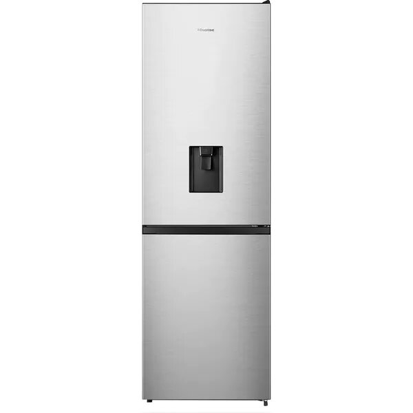 Combina Frigorifica HISENSE RB390N4WC1, Total No Frost, 304 l, H 186 cm, Clasa F, Dozator apa, Argintiu