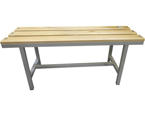 Banca Metalica Pentru Vestiare 900x300x400 Mm, Cu Sezut Din Lemn