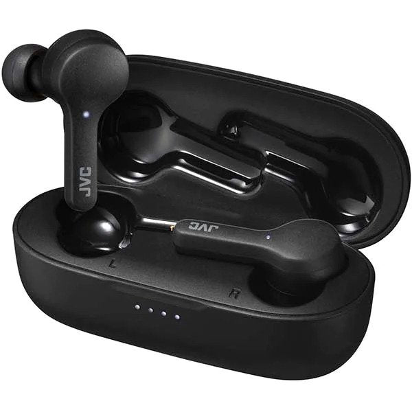 Casti Audio In Ear JVC HA-A7T-B-U, True Wireless, Bluetooth, Microfon, Autonomie 15 ore, Negru