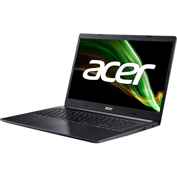 Laptop ACER Aspire 5 A515-45-R3XV, AMD Ryzen 3 5300U pana la 3.8GHz, 15.6" Full, 8GB, SSD 256GB + HDD 1TB, AMD Radeon Graphics, Windows 11 Home, Negru