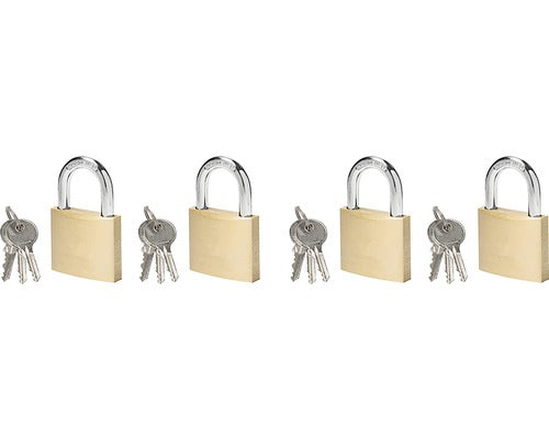 Lacate Alama 40mm, Belciug Ø6, 3mm, 4x3 Chei, Pachet 4 Bucati