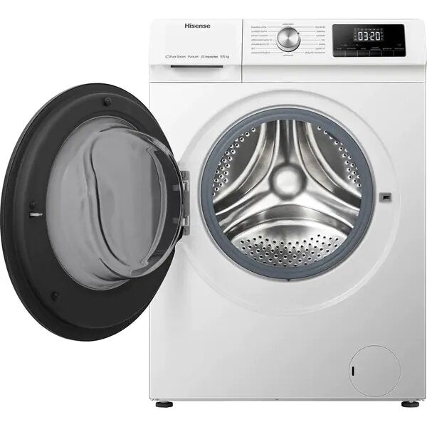 Masina de Spalat Rufe Frontala cu Uscator HISENSE WDQA9014EVJM, 9/6 kg, 1400rpm, Clasa A/D, Alb
