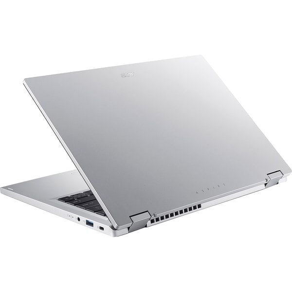 Laptop 2 in 1 ACER Aspire 3 Spin 14 A3SP14-31PT-3096, Intel Core i3-N305 pana la 3.8GHz, 14" WUXGA Touch, 8GB, SSD 256GB, Intel UHD Graphics, Free DOS, Argintiu