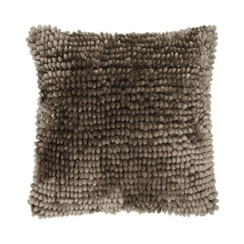 Perna decorativa patrata SoleVito Max Efect 3D, taupe, 45x45 cm