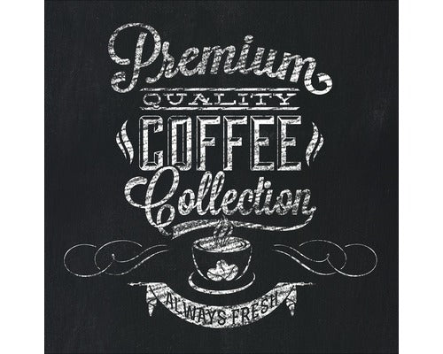Tablou Sticla Premium Coffee 20x20 Cm