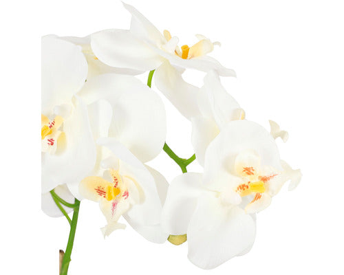 Floare Artificiala, Orhidee, Inaltime 60 Cm, Alba