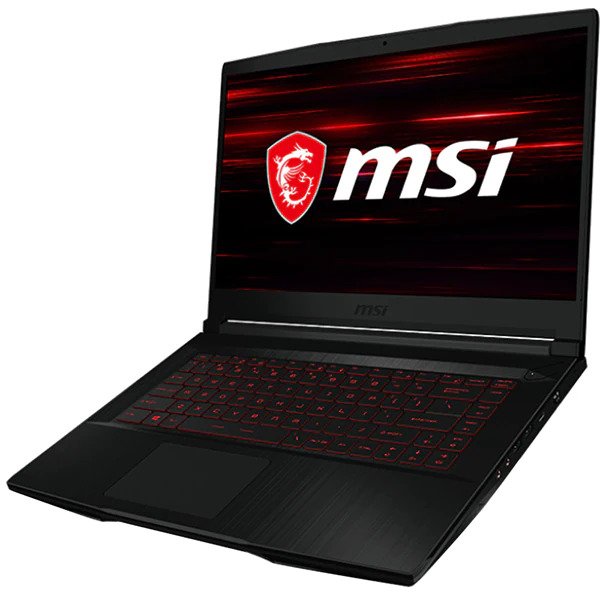 Laptop Gaming MSI GF63 Thin 10SC-069XRO, Intel Core i5-10300H pana la 4.5GHz, 15.6" Full HD, 8GB, SSD 512GB, NVIDIA GeForce GTX 1650 Max-Q 4GB, Free DOS, Negru