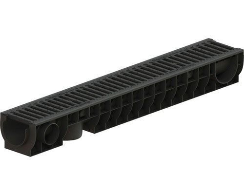 Rigola Polipropilena VODALAND Gratar Polipropilena 1000x160x155 mm Scurgere Verticala si Orizontala Ø 110 mm A 15 Trafic Pietonal