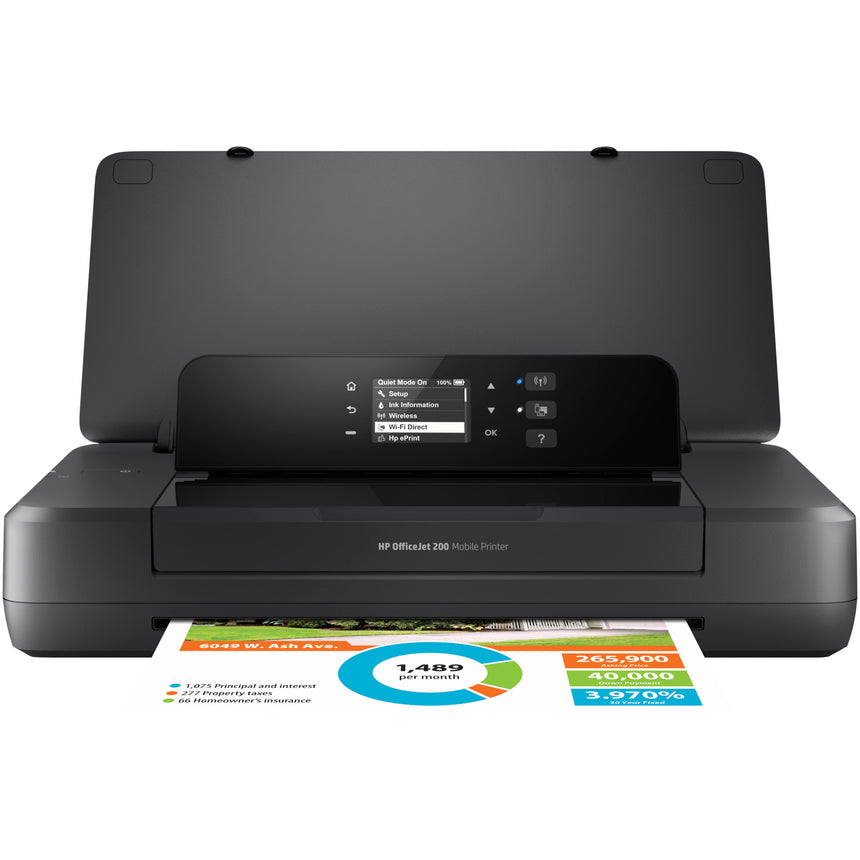 Imprimanta color portabila HP OfficeJet 200, Wireless, A4