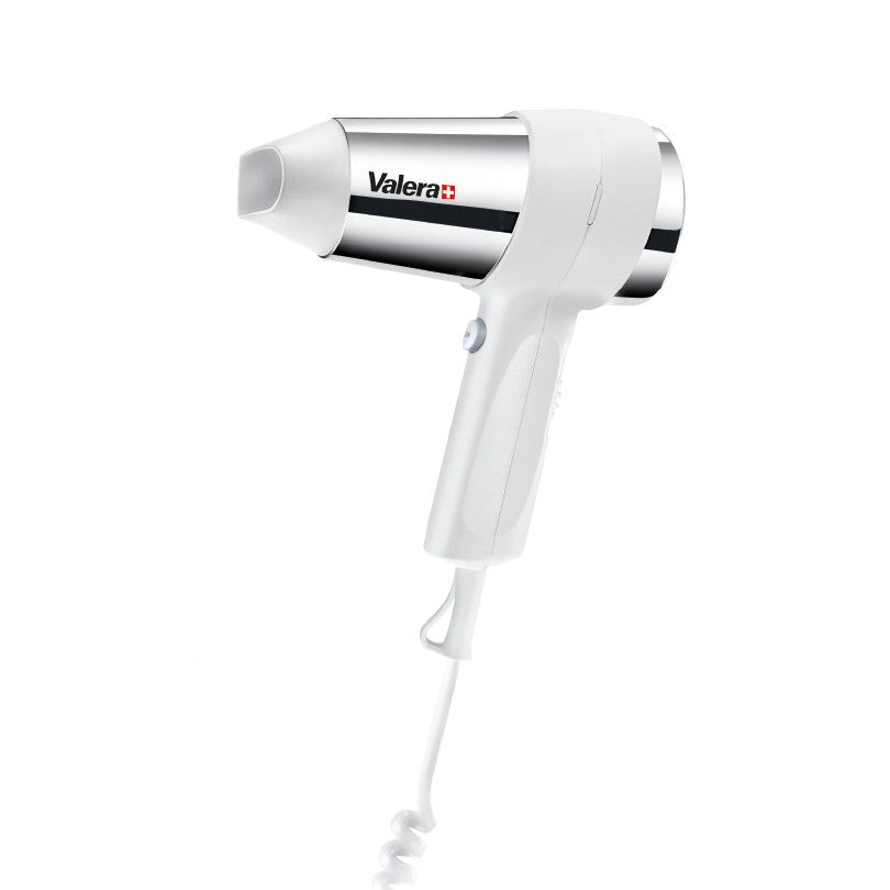 Uscator de par, hotelier, Valera Action 1800 Push, alb, buton de siguranta, 3 trepte temperatura