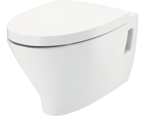 Vas WC Gala Street Square dual, din portelan si caolin, alb