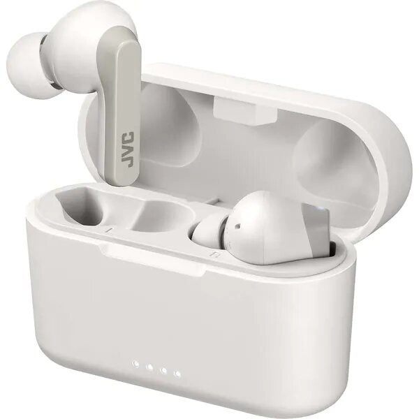 Casti JVC HA-A9T-W-E, True Wireless, Bluetooth, In-Ear, Microfon, Alb