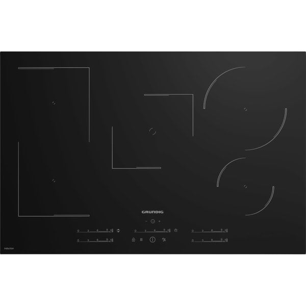 Plita Incorporabila GRUNDIG GIEI827577PN, Inductie, 5 Arzatoare, Touch Control, Negru