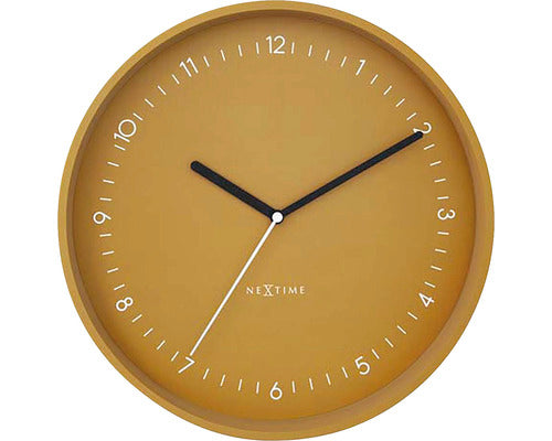 Ceas Perete Nextime Berlin Galben Mustar Ø 30 Cm
